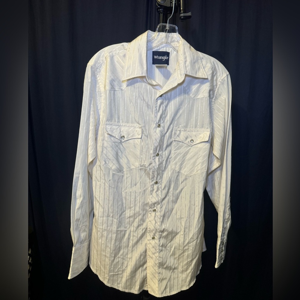 Wrangler White Button Up Top - image 1
